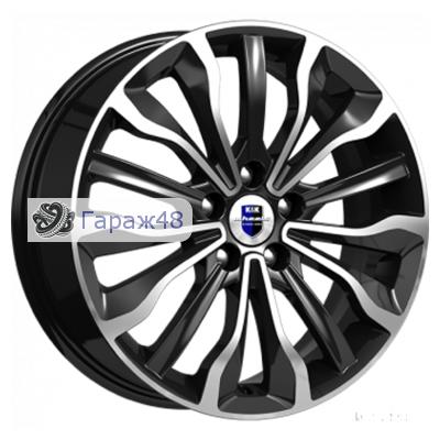 K&amp;K KC756 R17 / 6.5J PCD 5x114.3 ET 45 ЦО 67.1 Литые Черный глянцевый с полированной лицевой поверхностью
