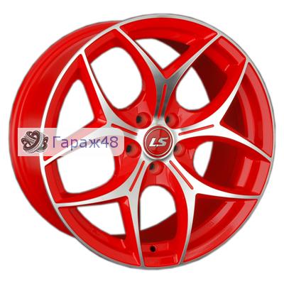 LS 539 R17 / 7.5J PCD 5x100 ET 40 ЦО 73.1 Литые Красный полированный